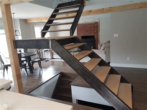 metal stairs inside house|exterior metal stairs residential.